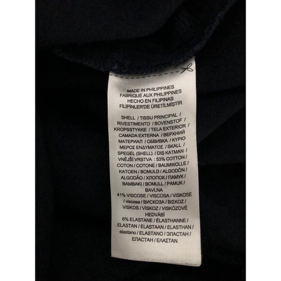 Lauren Ralph Lauren Black Label Pull On Trouser Pants Navy Size 14 - Picture 8 of 10